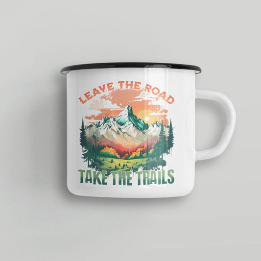 Take The Trails - Enamel Mug