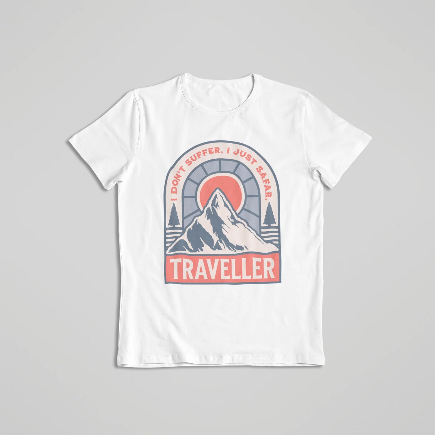 Safar Suffer Traveller - T-shirt White
