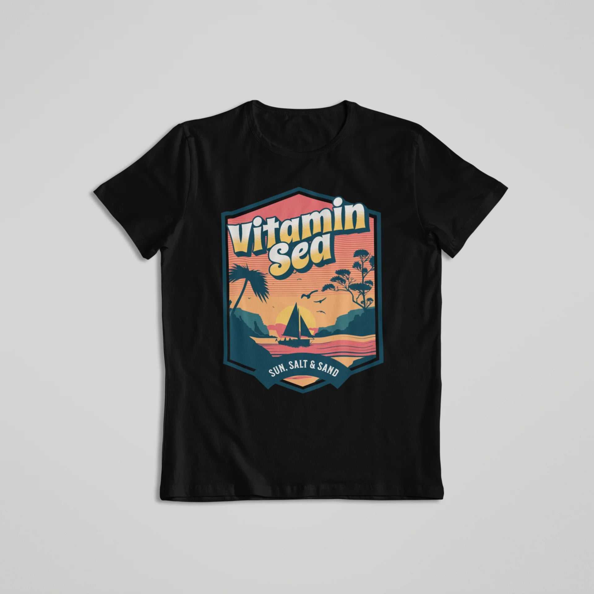 Vitamin Sea T-shirt Black