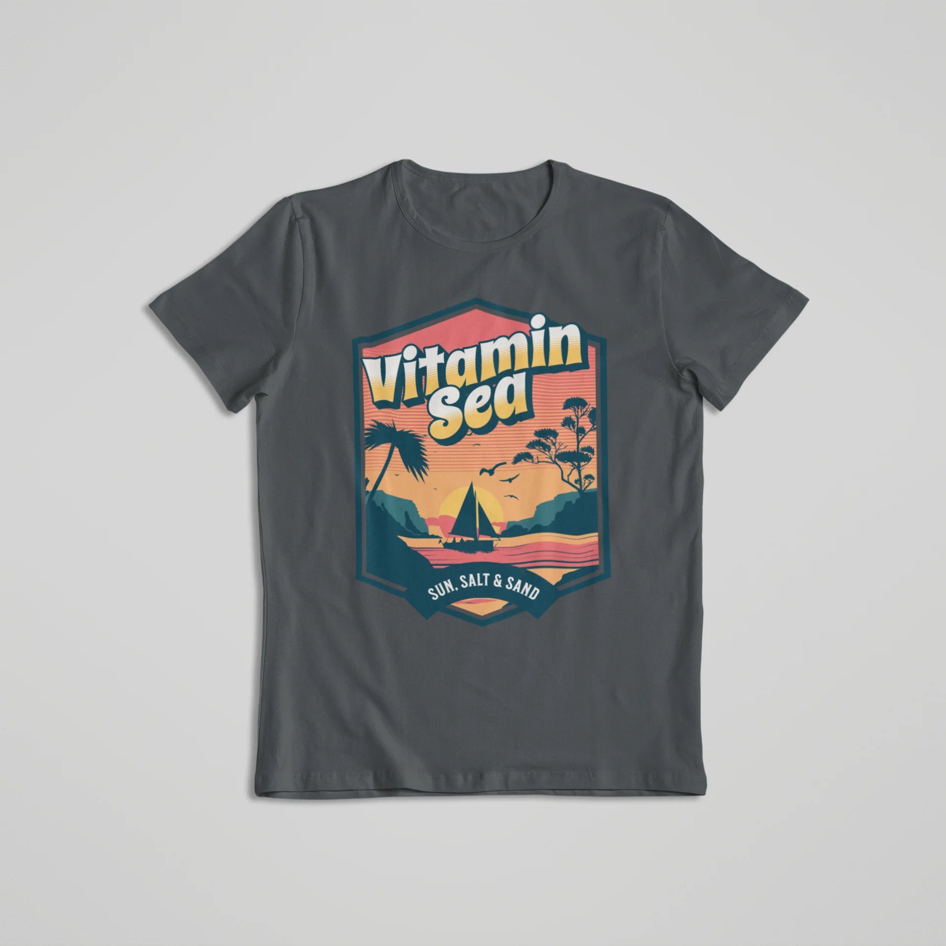 Vitamin Sea T-shirt Steel Grey
